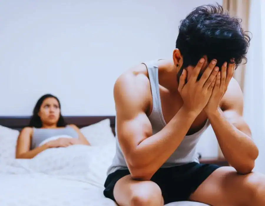 Image of upset man in need of erectile dysfunction treatment Cannock
