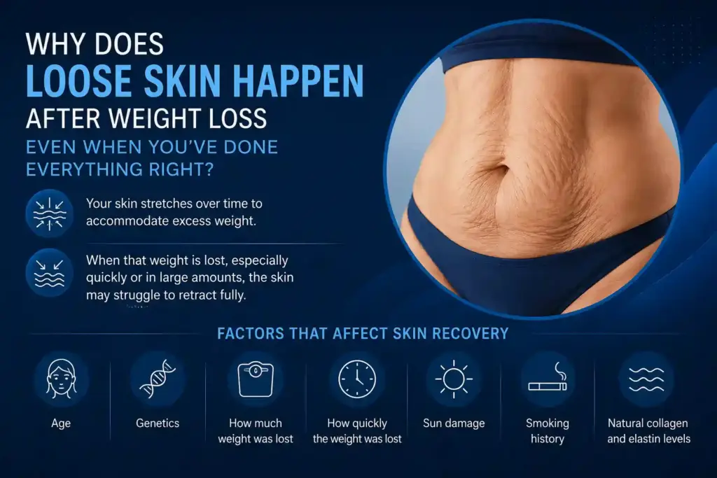 Why Does Loose Skin Happen After Weight Loss Even When You’ve Done Everything Right Cannock?